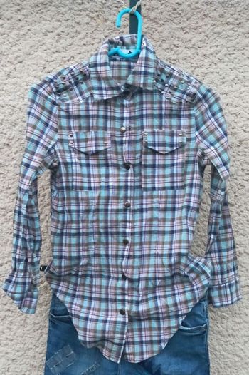 Chemise carreaux original style grunge