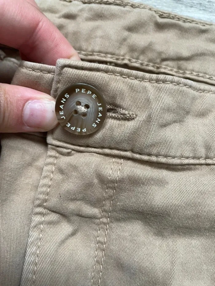 Chinos Pepe jeans london Beige - Taille 40 ( W28) - photo numéro 2