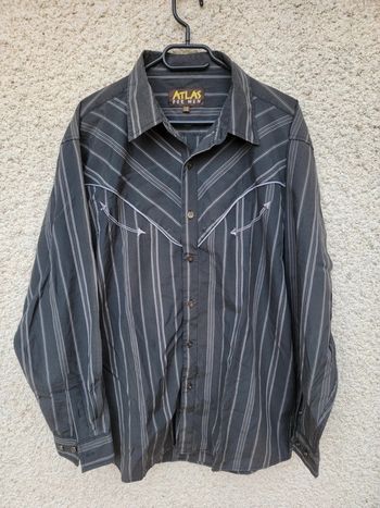 Chemise Atlas vintage baggy Aventure cargo tie and dye