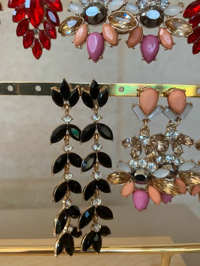 Boucle d’oreille 1 paire bijoux fantaisies - photo numéro 4