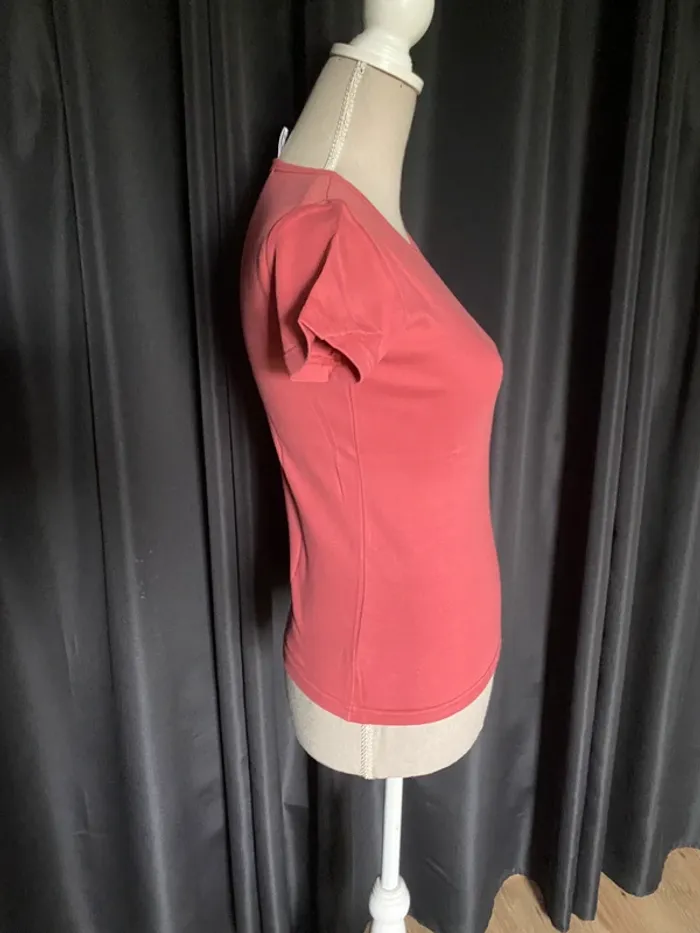 T-shirt de sport corail Domyos - photo numéro 2