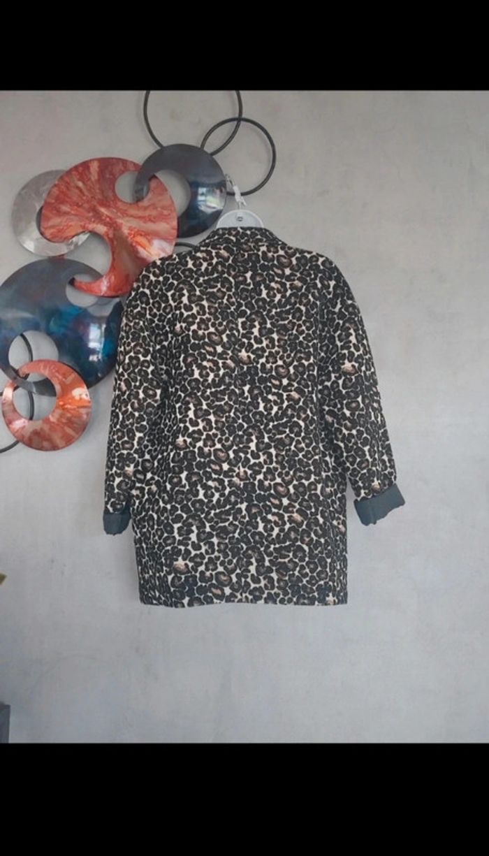 Blazer oversize léopard Avant Première - photo numéro 3