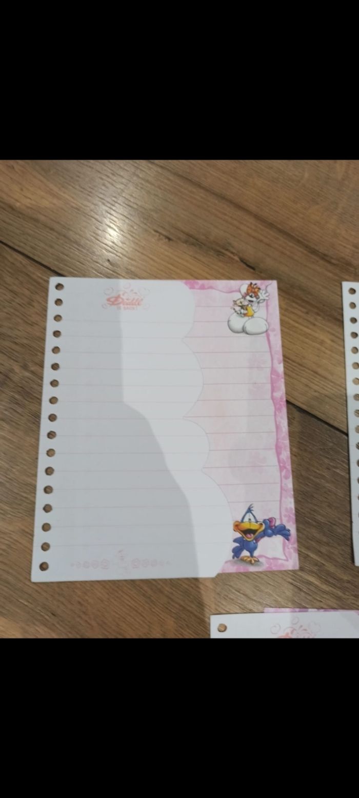 Lot de 3 feuilles Diddl is back carnet spirale - photo numéro 3