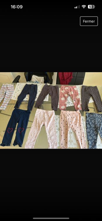 À vendre vêtement 18 mois filles