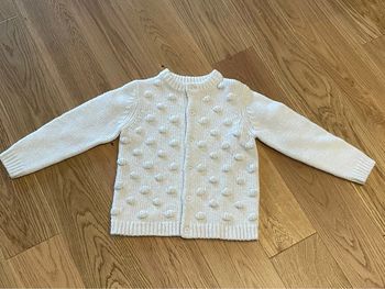 Gilet écru Vertbaudet taille 6 ans