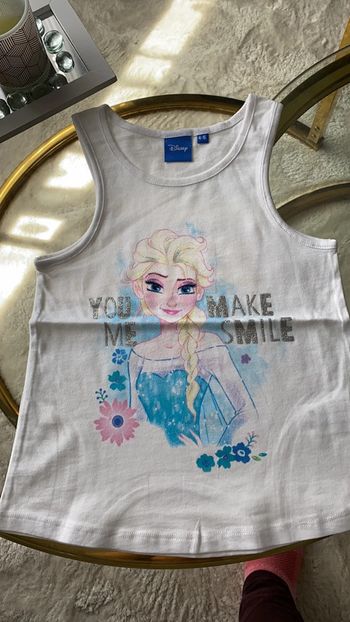 Débardeur fille 👧 Elsa Disney 4-5 ans
