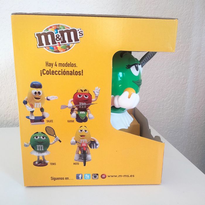 Distributeur m&m's hiya tennis - vert - Neuf - photo numéro 2