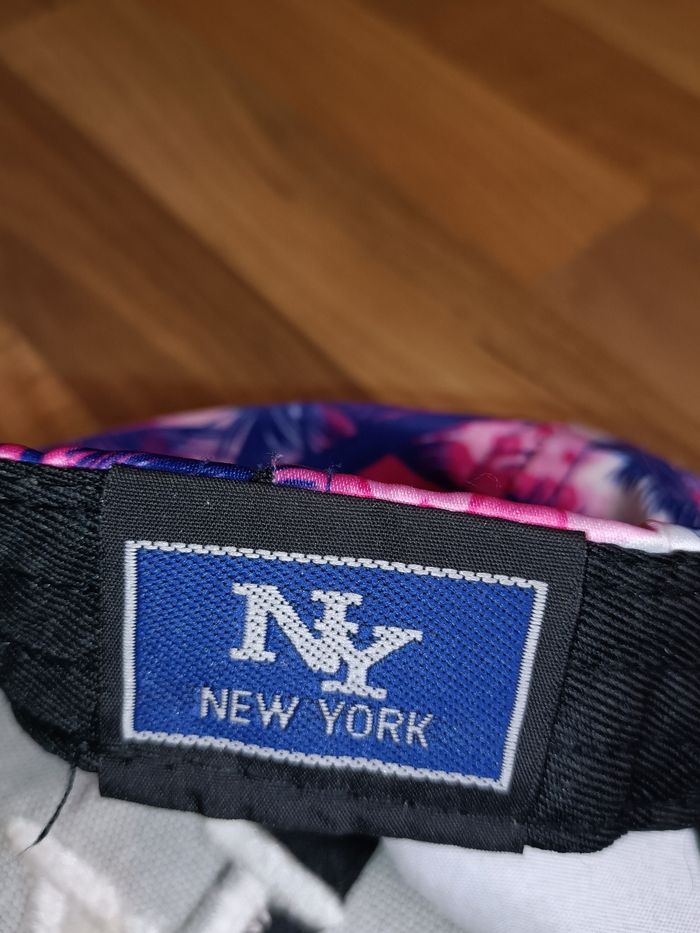 Casquette rose violet blanc motif tropical 10-14 ans - photo numéro 5