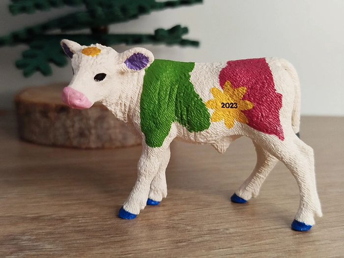 Schleich figurine veau Exclusive animal de la ferme - photo numéro 2