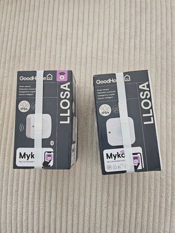 Lot de 2 détecteurs connectés IP54 neufs