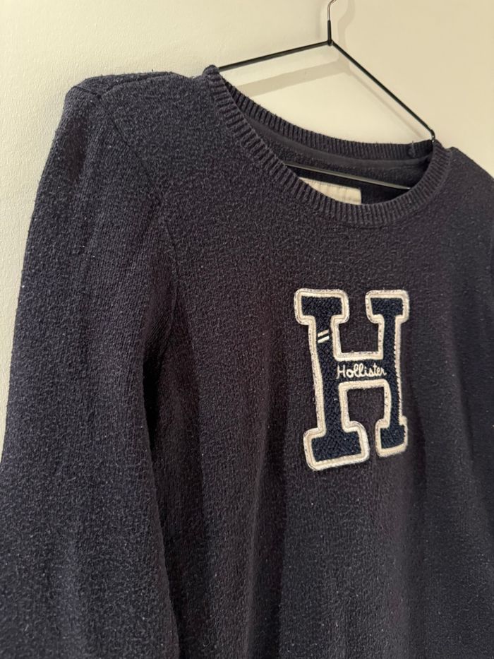 Pull col rond logo Hollister - photo numéro 3