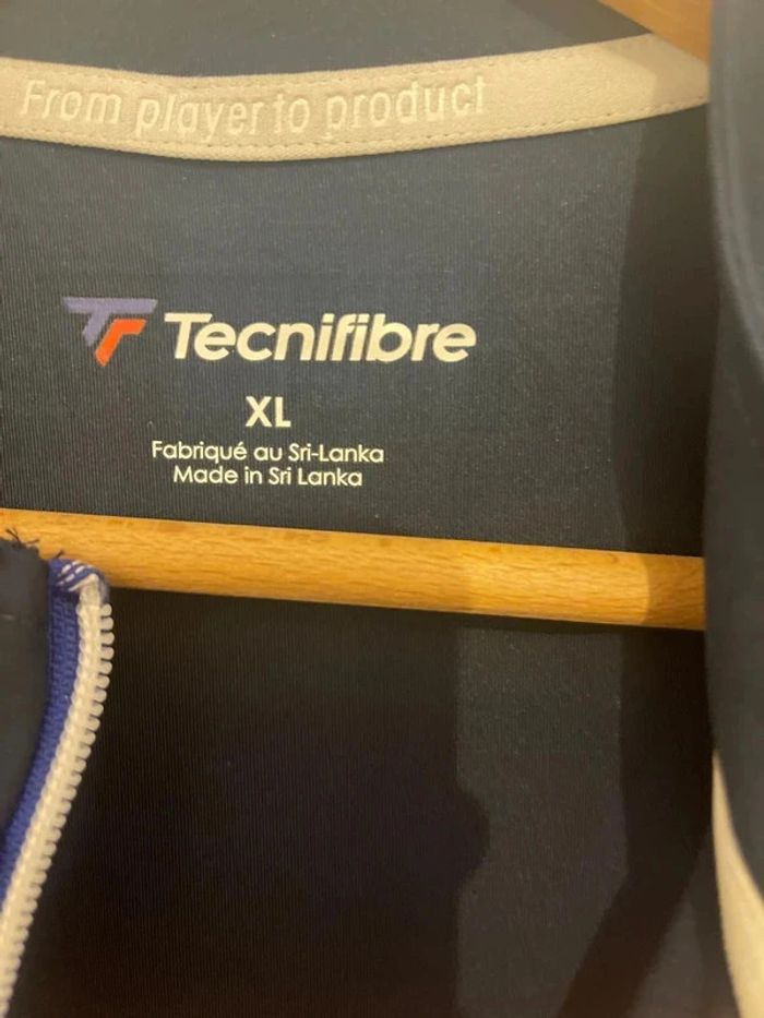Tecnifibre - Veste de tennis Tech Jacket W - bleu marine/blanc Taille XL - photo numéro 4