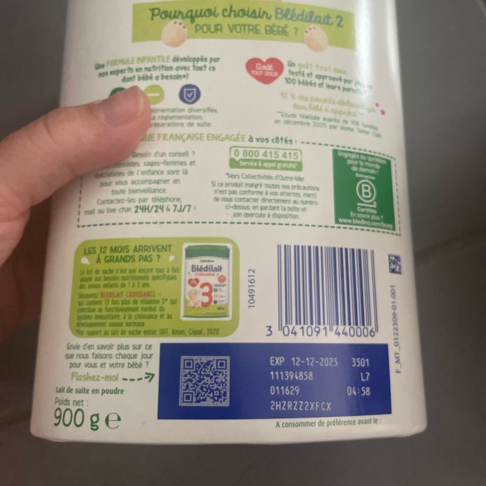 Lait Blèdilait 2 - photo numéro 2