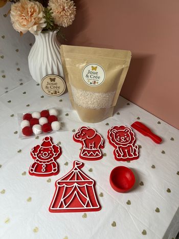 Kit sensoriel enfant cirque – bac sensoriel (activité Montessori)