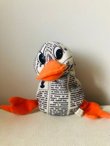 Peluche doudou zeitungsente paula print Canard Allemagne