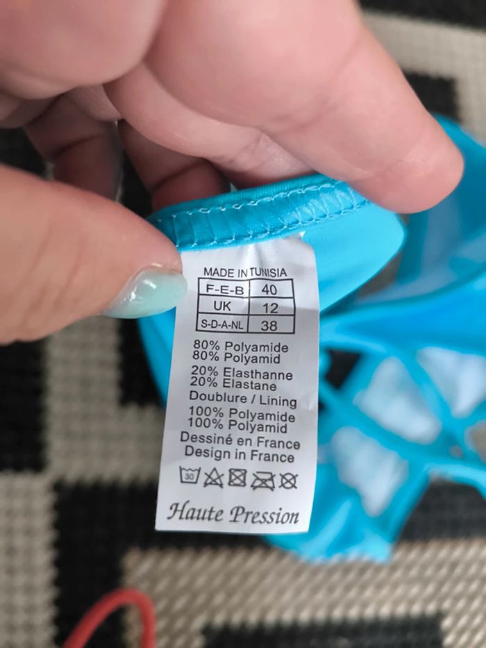 Bas de maillot de bain haute pression taille 40 neuf - photo numéro 4