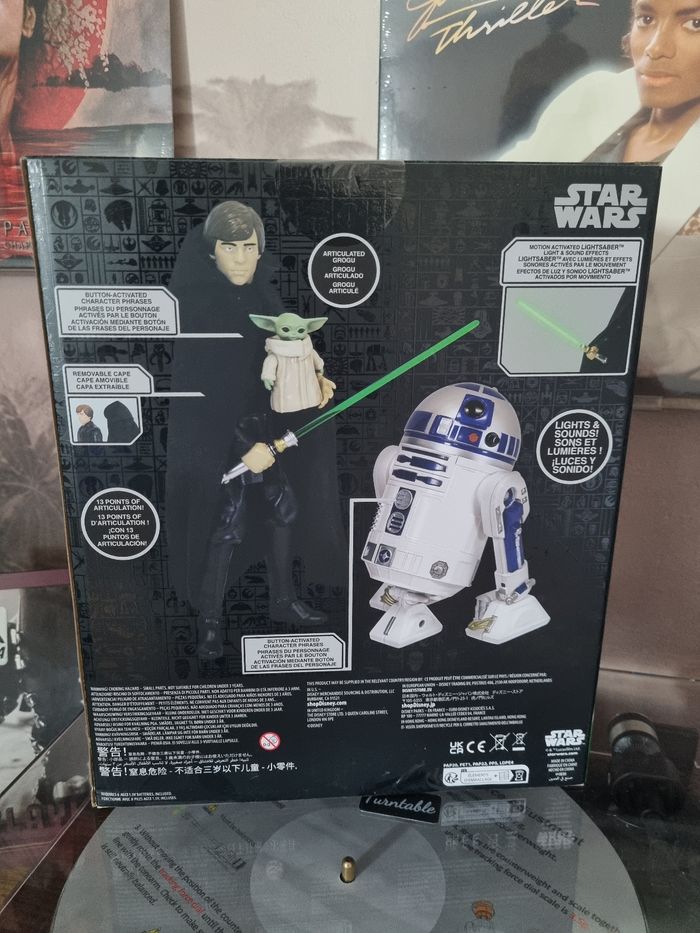 Figurines parlante Luke Skywalker / Grogu et RD2D - photo numéro 6