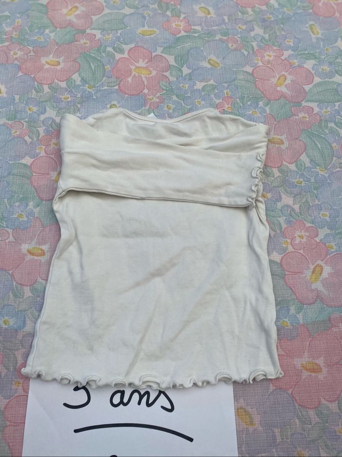 T-shirt manches longues haut pull 3 ans - photo numéro 4