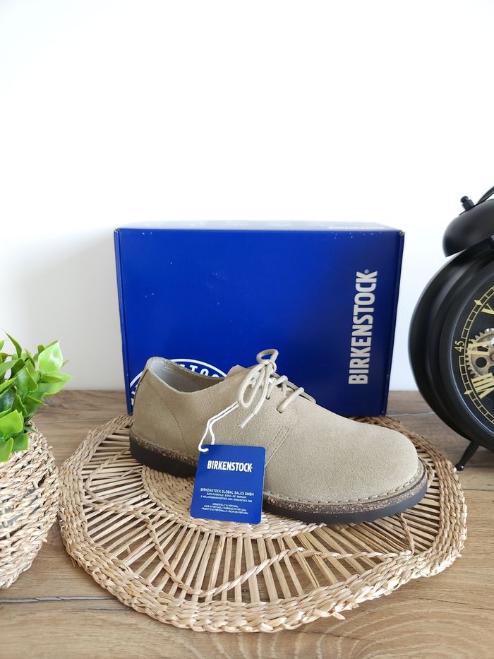 Derbies à lacets en cuir Suède Narrow Fit Birkenstock Pointure 41