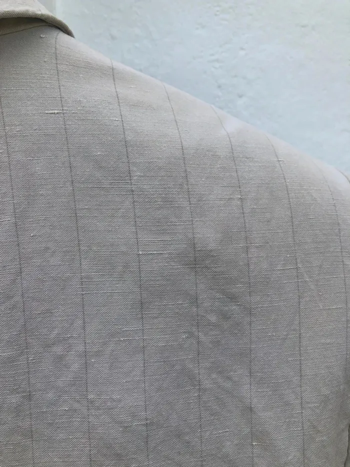 Blazer Beige Lauren Ralph Lauren en Soie et Lin - Taille S Femme - photo numéro 13