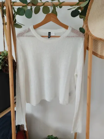 Pull fin transparent H&M L/40