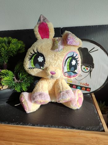 plush peluche my littlest petshop pet shop bunny rabbit lapin yellow jaune 2007