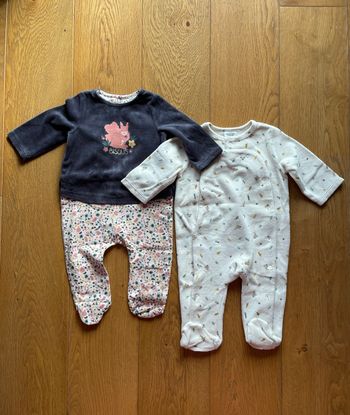 Lot de 2 pyjamas TAO, 6 mois