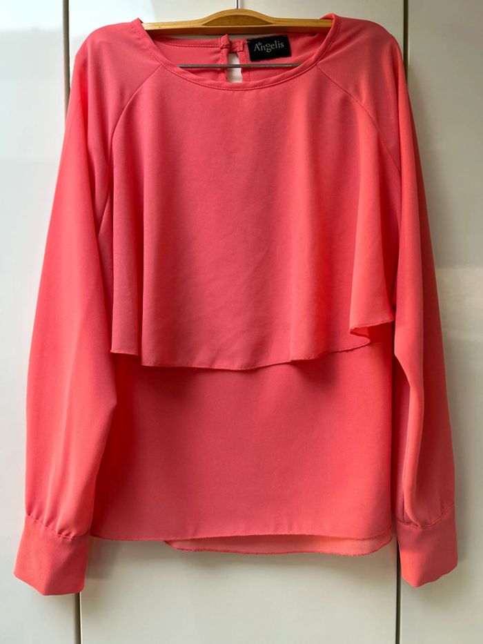 Blouse rose de Angelis - Taille S