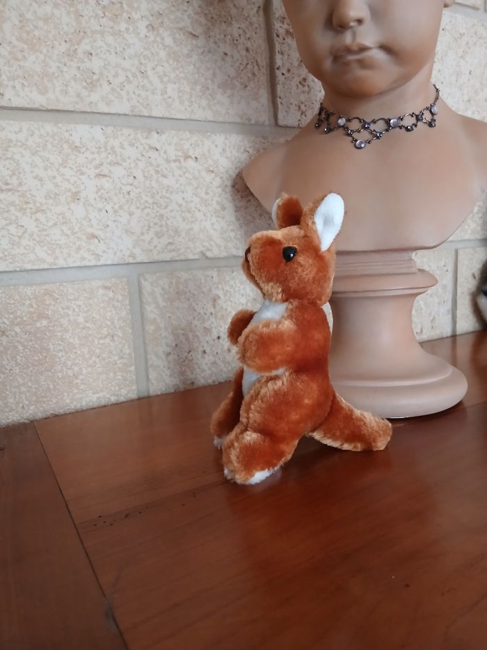 Doudou-Peluche Bébé Kangourou *16 cm - photo numéro 2
