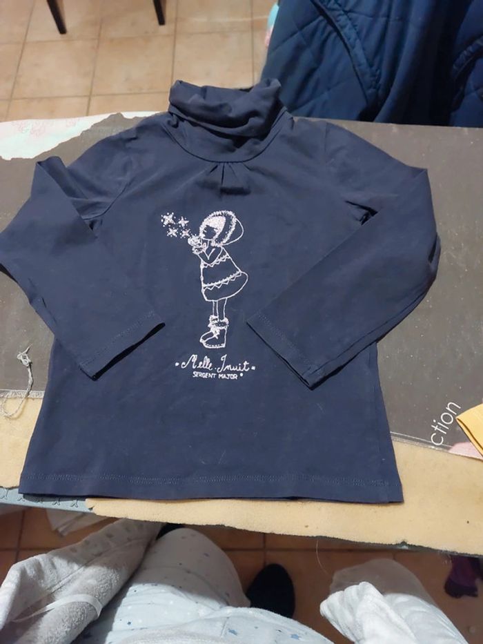 T-shirt col roulé neuf Sergent Major 4A - photo numéro 2