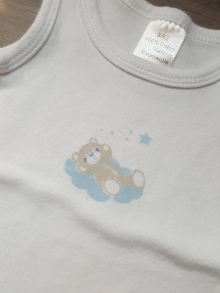 Lot de 2 bodies taille 3 mois - photo numéro 3