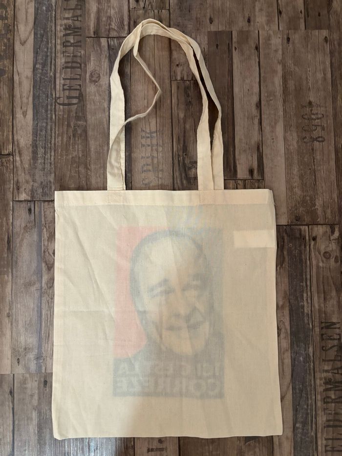 Tote bag en coton Jacques Chirac NEUF - photo numéro 3