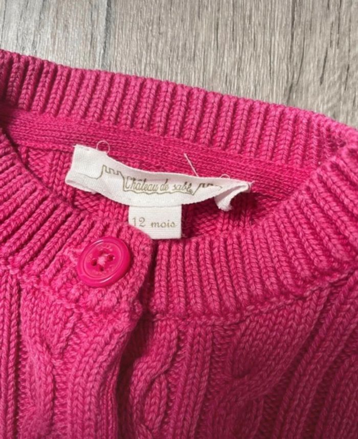 Gilet rose fushia Chateau de sable 12 mois - photo numéro 8