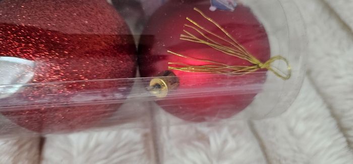 Lot de 12 boules rouges de Noël 🎄 Neuf. - photo numéro 5