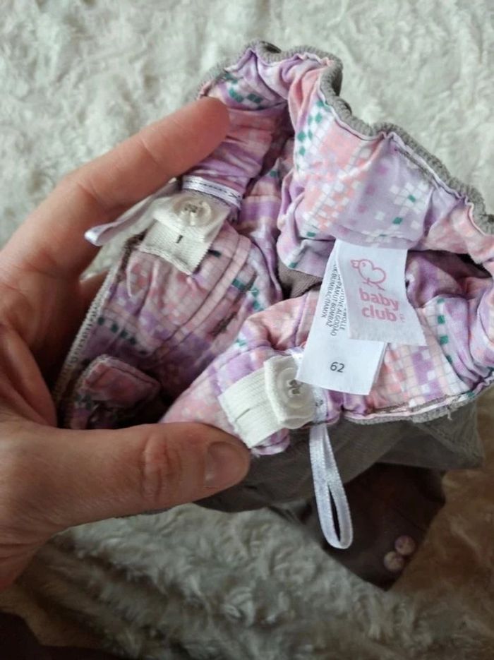 Pantalon velours Fille 3 mois Biche Baby club - photo numéro 10