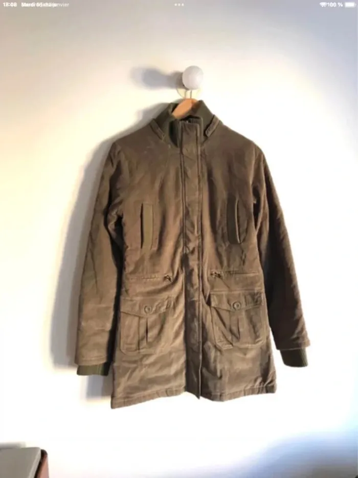 Manteau bien chaud kaki taille 1
