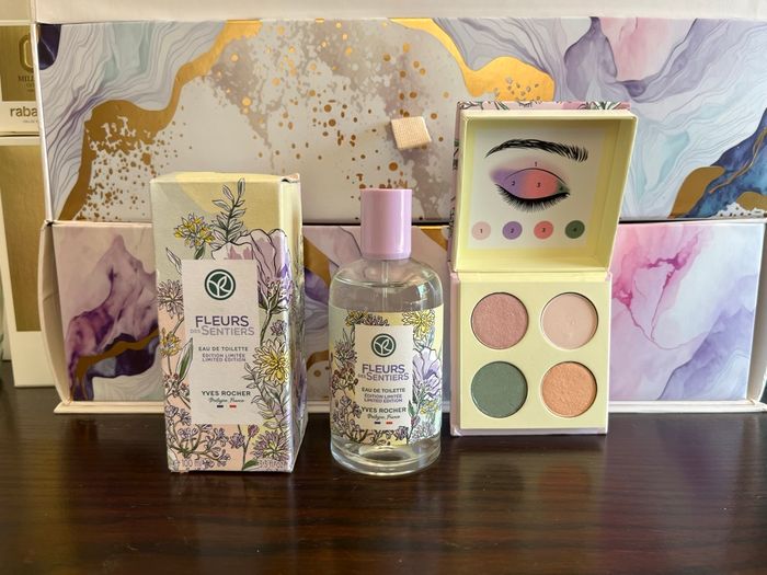 Palette et eau de toilette Fleurs des Sentiers  Yves Rocher neuf