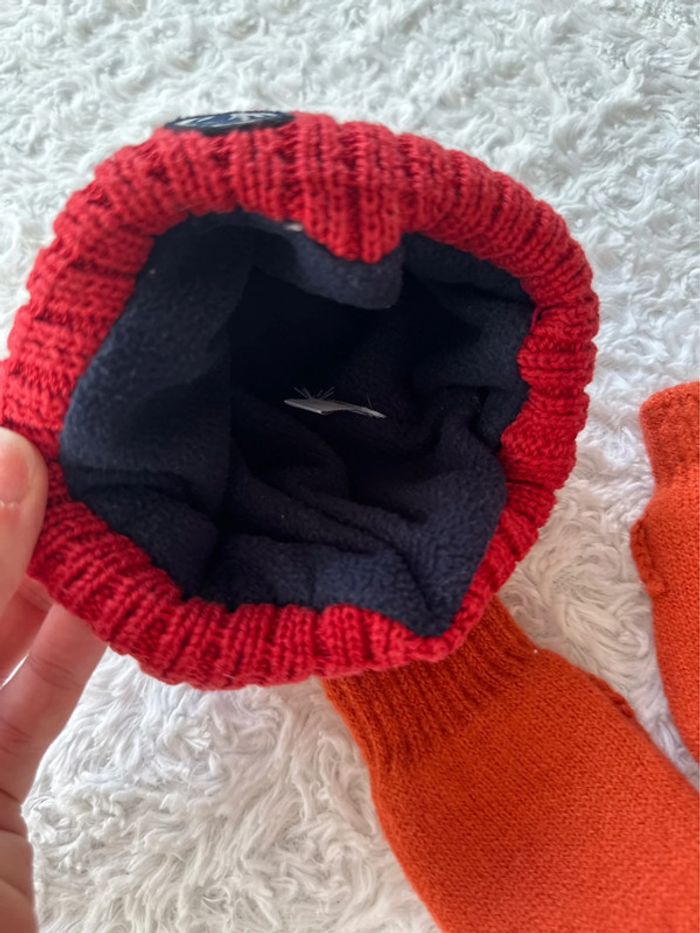 Bonnet petit bateau neuf + moufles offertes 3/6 mois - photo numéro 4