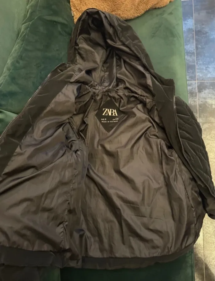 Manteau Doudoune noire Zara fille 9 ans - photo numéro 6