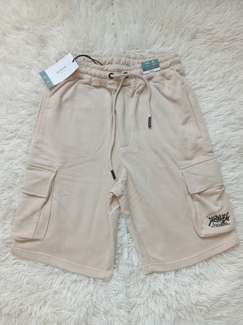 Bermuda cargo en molleton neuf 11/12ans 🤍