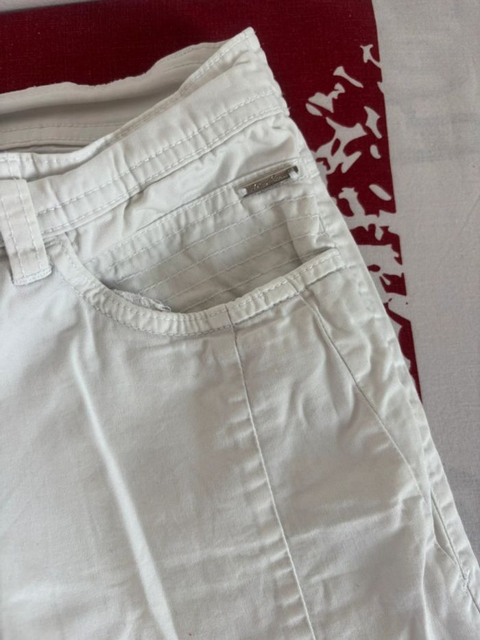 Pantacourt blanc taille 38/40 candae - photo numéro 6