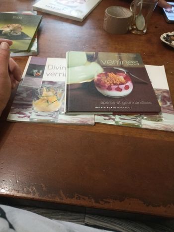 3 livres recette Verrine