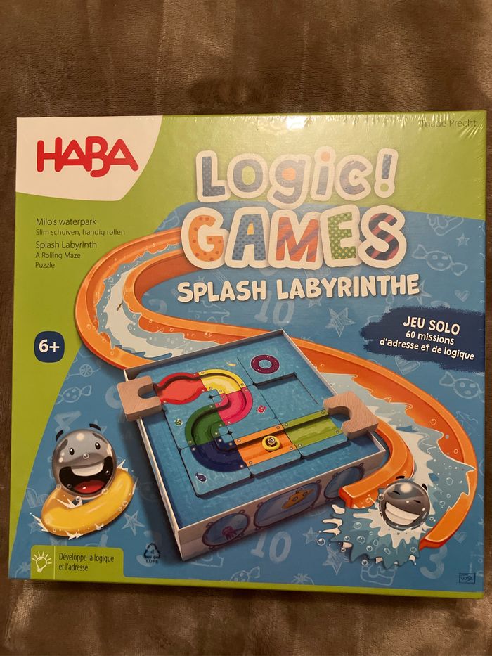 Logic games splash labyrinthe haba