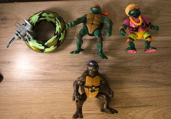 Lot figurines vintage tortue ninja TMNT