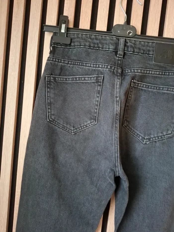 Jeans moderne boyfriends mom noir T 34 - photo numéro 9