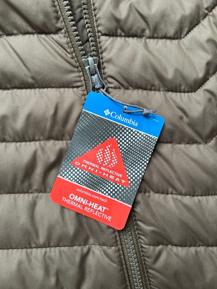 Doudoune femme kaki Mi-Longue à Capuche Powder Lite Columbia - photo numéro 5