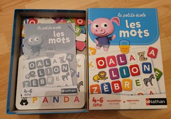 Jeu éducatif "Les mots"