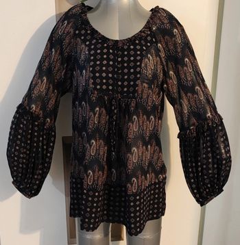 Chemisier léger manches longues Zara Basic T:S