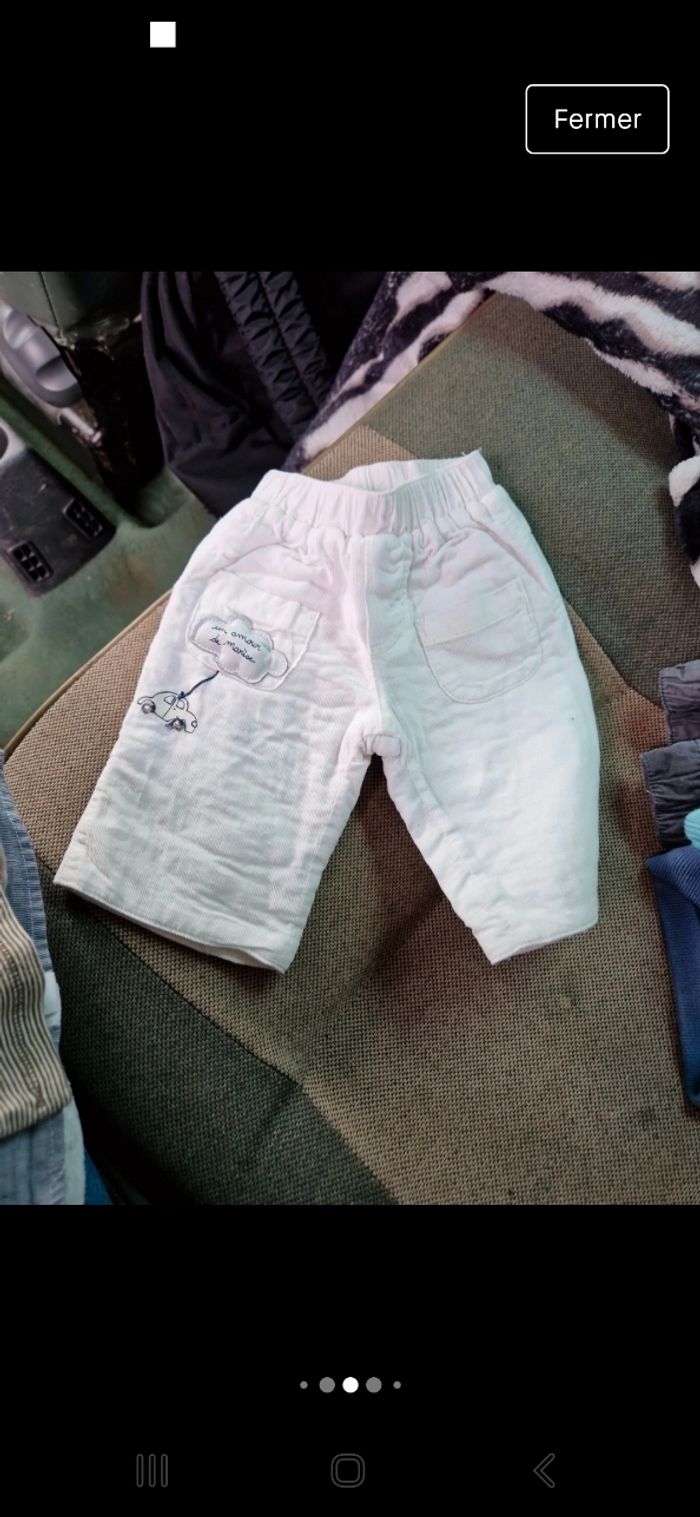 Vens lot de vêtement taille 1 mois bébé garçon - photo numéro 5