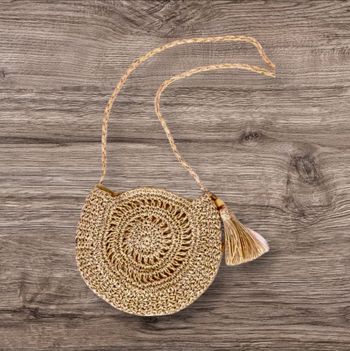 Sac bandoulière en macramé 